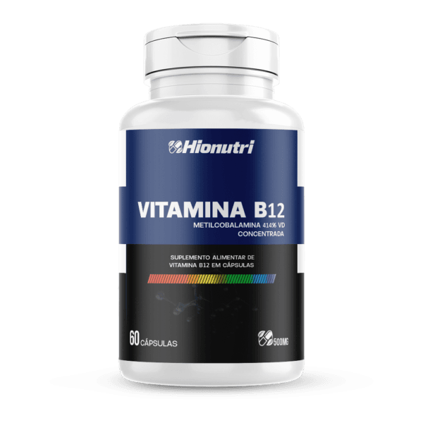 Vitamina B12 60 cápsulas  500mg Hionutri