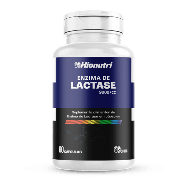 Enzima Lactase 60 cápsulas 500mg Hionutri