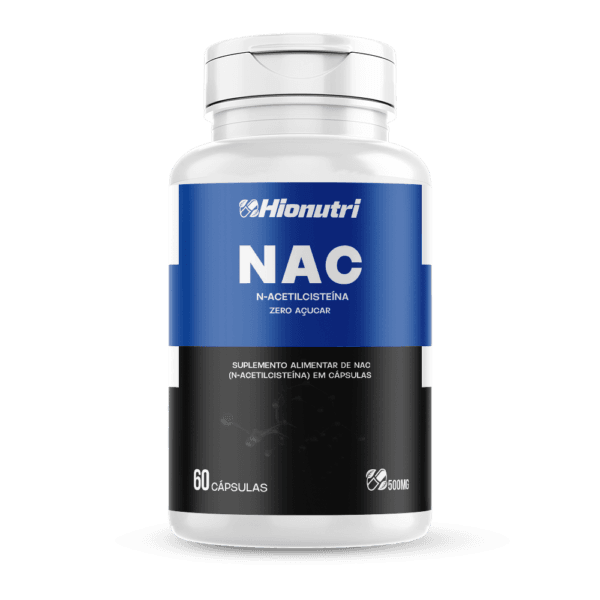 Nac 60 Cápsulas 500mg Hionutri