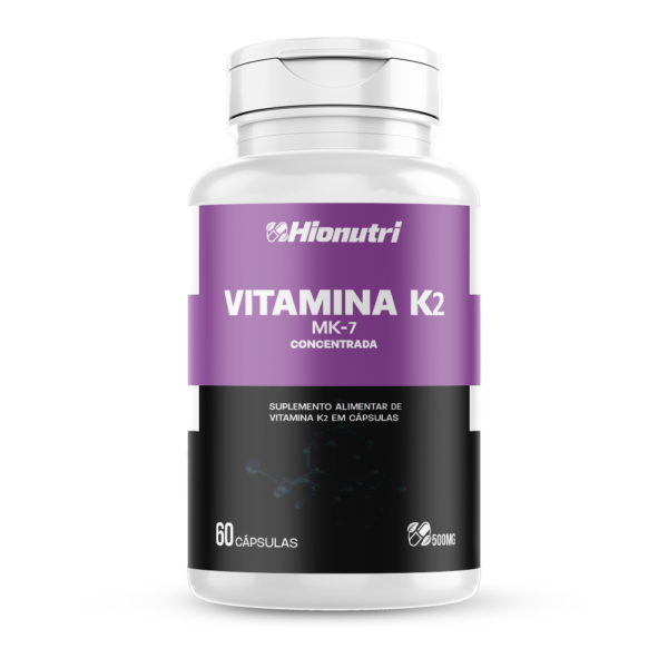 Vitamina k2 60 cápsulas 500mg Hionutri