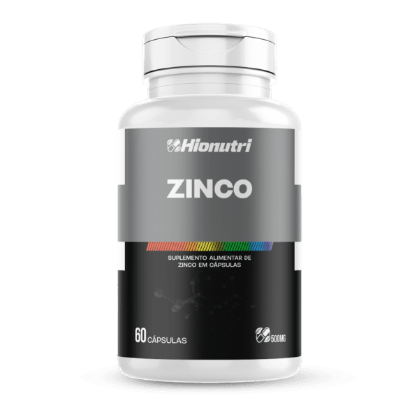 Zinco 60 cápsulas 500mg Hionutri