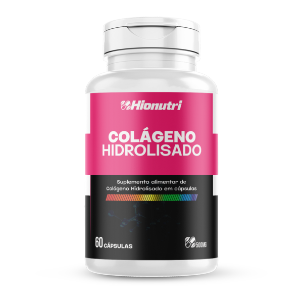 Colágeno Hidrolisado 60 cápsulas 500mg Hionutri