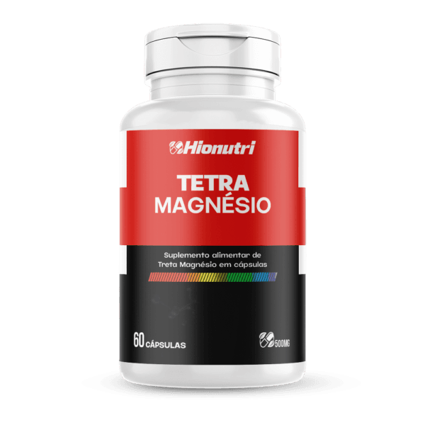 Tetra Magnésio 60 cápsulas 500mg Hionutri