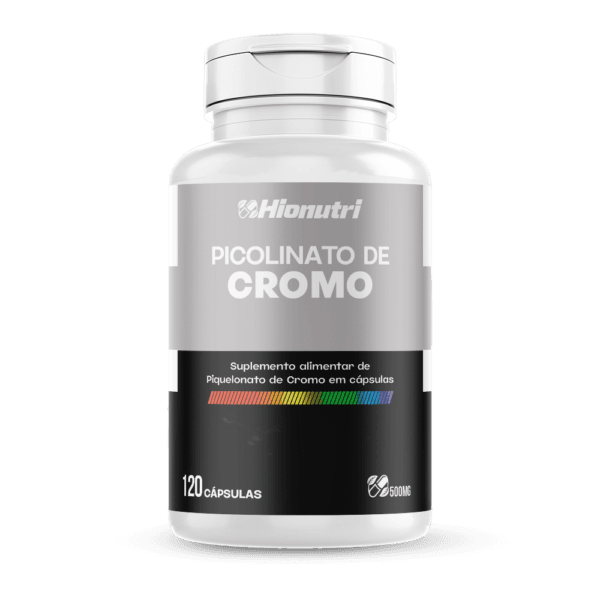 Picolinato de Cromo 120 cápsulas 500mg Hionutri