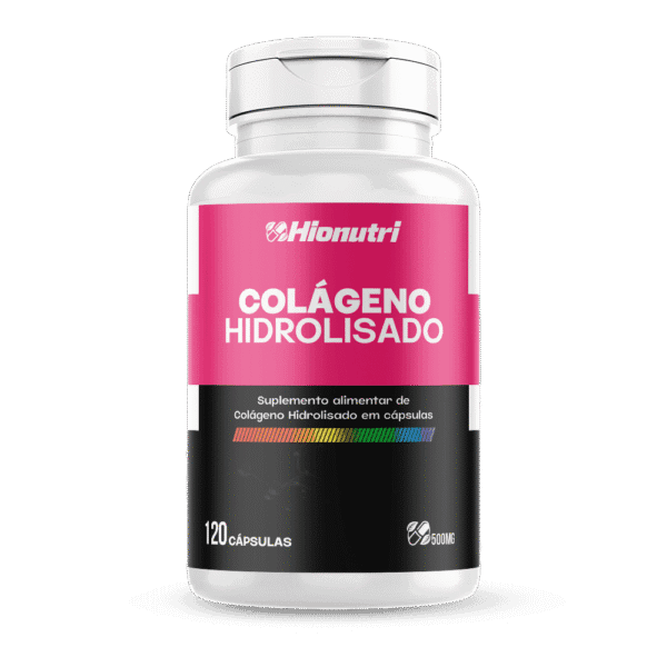 Colágeno Hidrolisado 120 cápsulas 500mg Hionutri