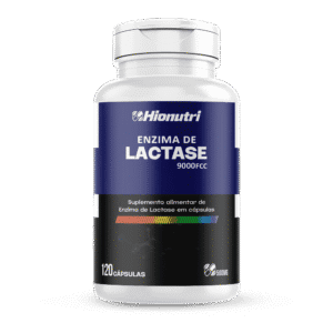 Enzima Lactase 120 cápsulas 500mg Hionutri