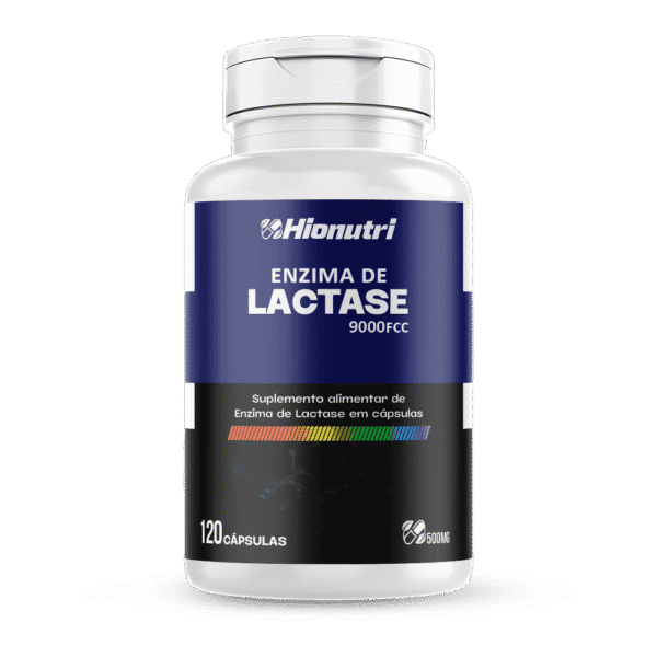 Enzima Lactase 120 cápsulas 500mg Hionutri