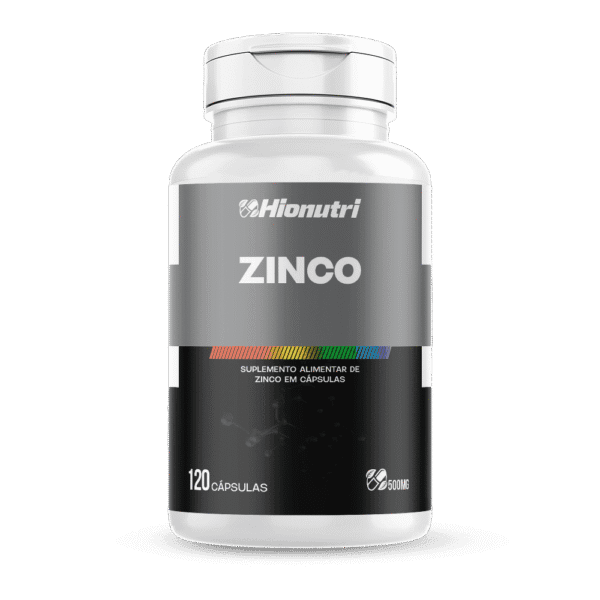 Zinco 120 cápsulas 500mg Hionutri