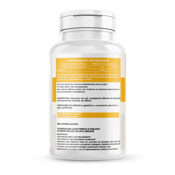 Albumina 120 cápsulas 500mg - Imagem 2