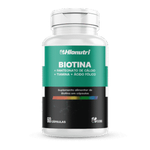 Biotina 60 cápsulas 500mg Hionutri