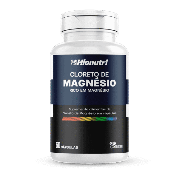Cloreto de Magnésio 60 cápsulas 500mg Hionutri