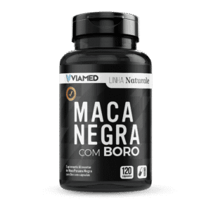 Maca Peruana Negra Com Boro 120 Cáps 500mg
