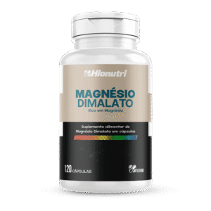 Magnésio Dimalato 120 cápsulas 500mg Hionutri