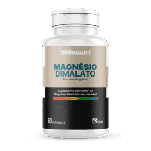Magnésio Dimalato 60 cápsulas 500mg Hionutri