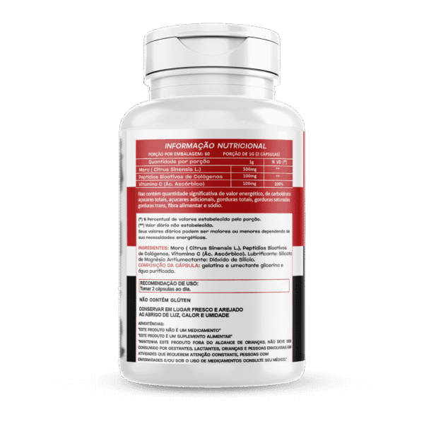 Laranja Moro Morovita 120 Cápsulas 500mg - Imagem 2