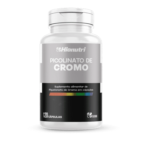Picolinato de Cromo 120 cápsulas 500mg Hionutri