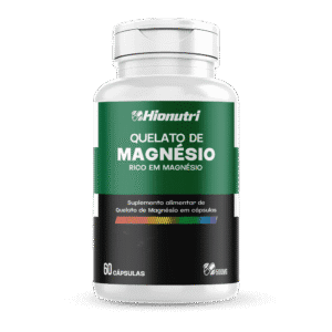 Quelato de Magnésio 60 cápsulas 500mg Hionutri