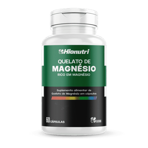 Quelato de Magnésio 60 cápsulas 500mg Hionutri