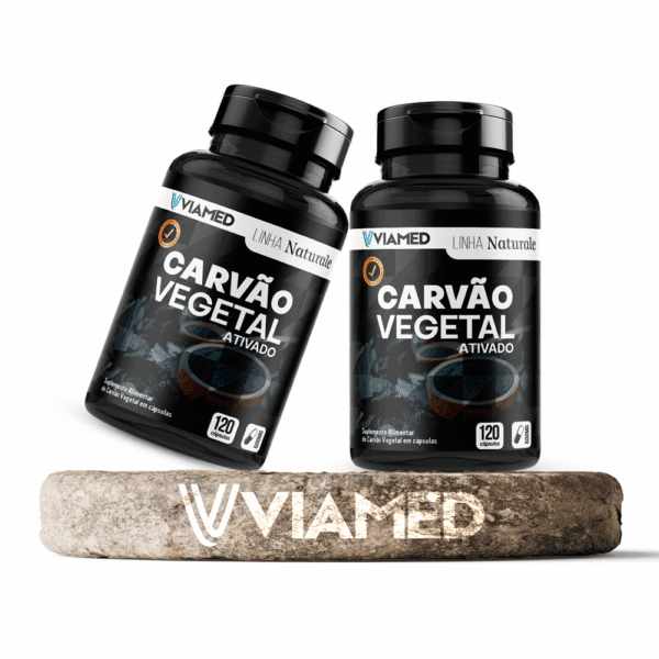 Carvão Vegetal Ativado 60 Cápsulas 500mg - Image 2
