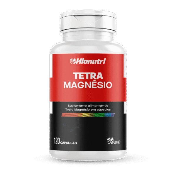 Tetra Magnésio 120 cápsulas 500mg Hionutri